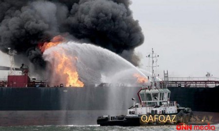 XƏZƏRDƏ TANKER PARTLADI: 3 ÖLÜ, 3 YARALI