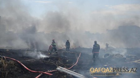 SON DƏQİQƏ: Bakıda güclü YANĞIN BAŞLADI - FOTO