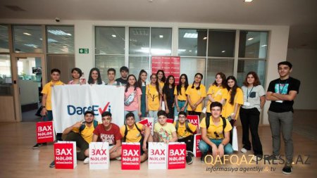 Məktəblilər “Bakcell”in qonağı oldu