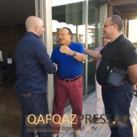 Mübariz Mənsimov Yalçın Rzazadəni ziyarət etdi - FOTO