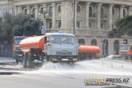 Bakıda əlavə gücləndirilmiş dezinfeksiya aparılacaq