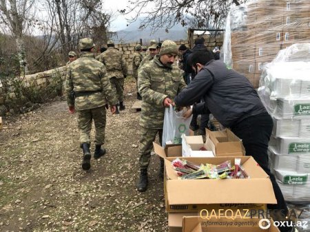 Heydər Əliyev Fondu və “Bravo” şəbəkəsinin aksiyası: Bir əsgər belə diqqətdənkənar qalmayacaq - FOTO/VİDEO